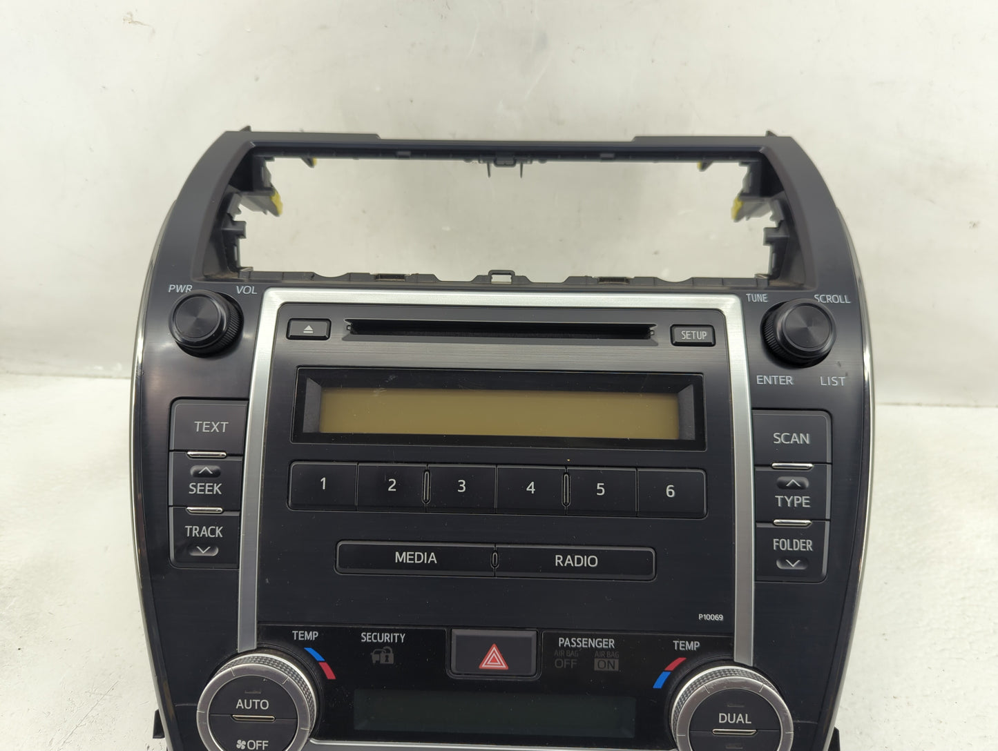 2012-2013 Toyota Camry Radio Control Panel - Oemusedautoparts1.com