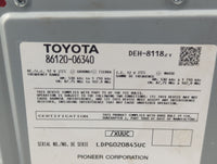 2012-2013 Toyota Camry Radio Control Panel - Oemusedautoparts1.com