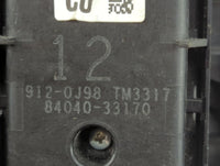 2018-2022 Toyota Camry Master Power Window Switch Replacement Driver Side Left P/N:84040-33170 Fits Fits 2018 2019 2020 2021