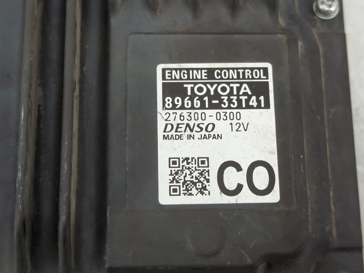 2018 Toyota Camry PCM Engine Control Computer ECU ECM PCU OEM P/N:276300-0300 89661-33T41 Fits OEM Used Auto Parts - Oemused