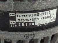 2018-2022 Toyota Camry Alternator Replacement Generator Charging Assembly Engine OEM P/N:27060-25010 Fits OEM Used Auto Part