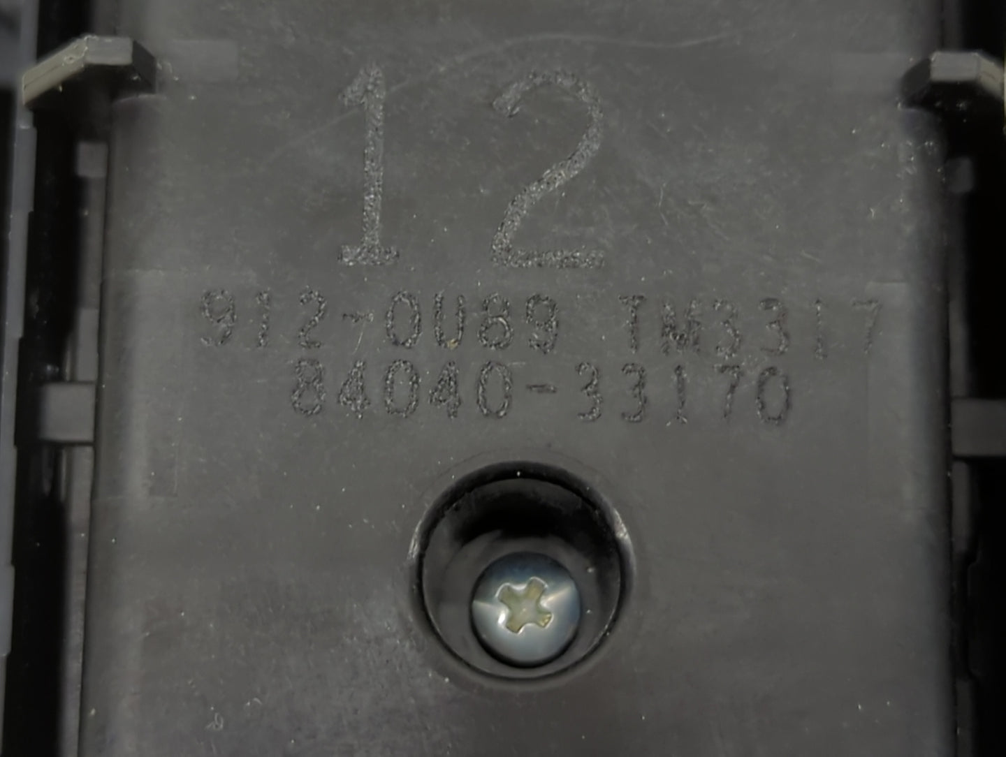 2018-2022 Toyota Camry Master Power Window Switch Replacement Driver Side Left P/N:84040-33170 Fits Fits 2018 2019 2020 2021