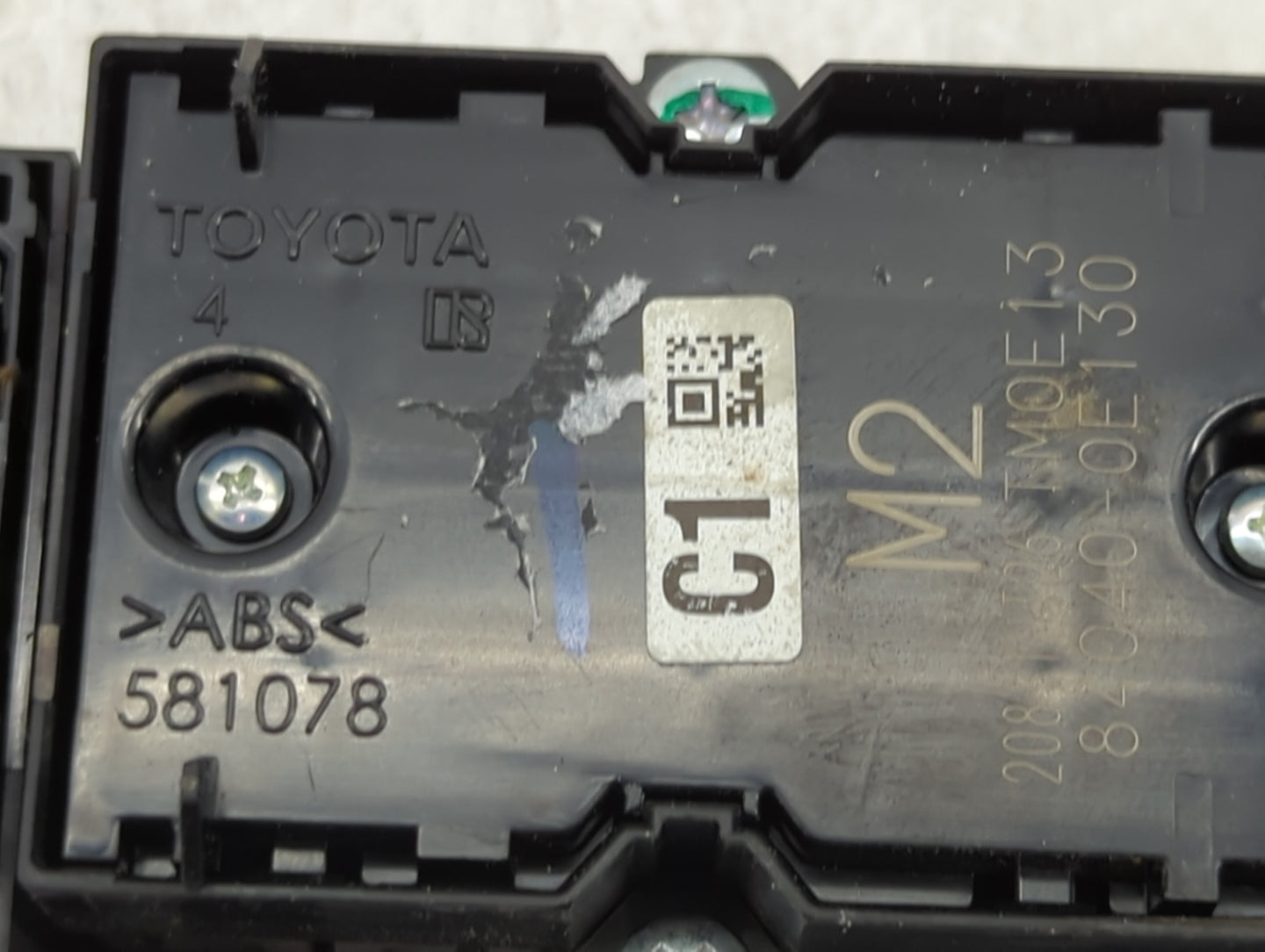 2018-2022 Toyota Camry Master Power Window Switch Replacement Driver Side Left P/N:84040-0E130 515676 Fits OEM Used Auto Par