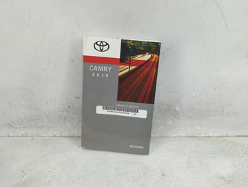 2018 Toyota Camry Owners Manual Book Guide P/N:01999-06139 OEM Used Auto Parts - Oemusedautoparts1.com