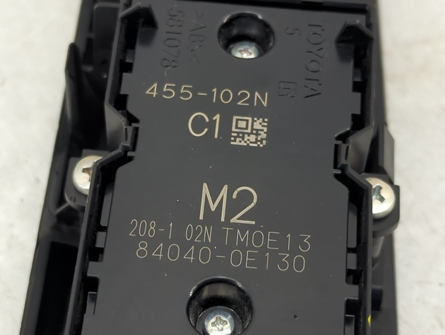 2018-2022 Toyota Camry Master Power Window Switch Replacement Driver Side Left P/N:515676 84040-33160 Fits OEM Used Auto Par