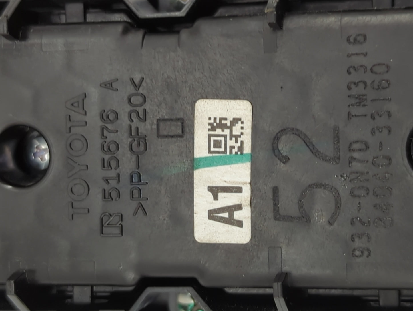 2018-2022 Toyota Camry Master Power Window Switch Replacement Driver Side Left P/N:515676 84040-33160 Fits OEM Used Auto Par