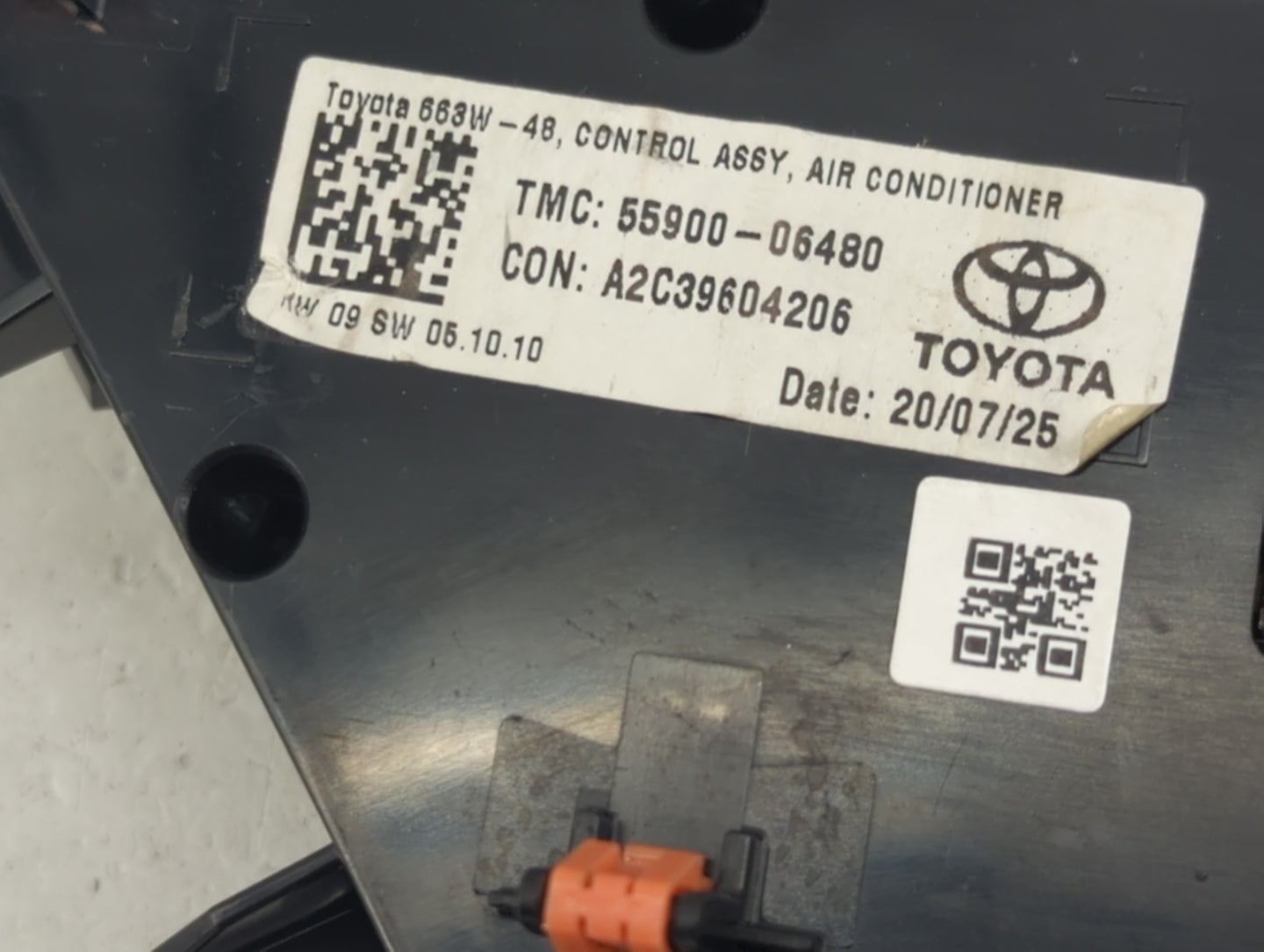 2018-2022 Toyota Camry Climate Control Module Temperature AC/Heater Replacement P/N:55900-06480 A2C39604206 Fits OEM Used Au