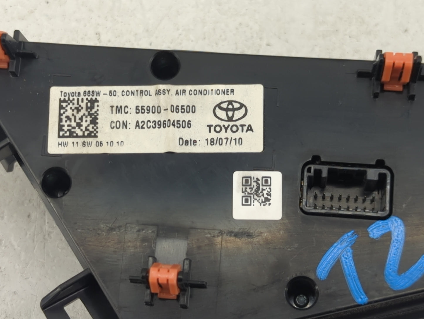 2018-2022 Toyota Camry Climate Control Module Temperature AC/Heater Replacement P/N:55900-06500 A2C39604506 Fits OEM Used Au