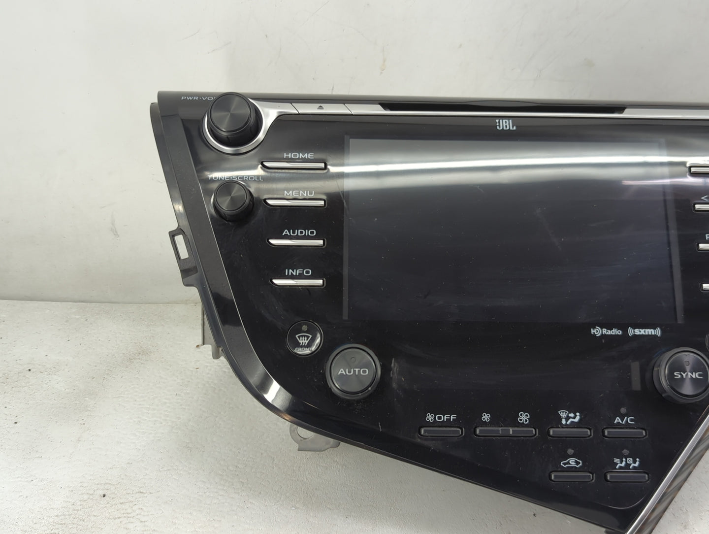 2018 Toyota Camry Radio AM FM Cd Player Receiver Replacement P/N:86140-06490 CV-CS87N4*X, AT1602 Fits OEM Used Auto Parts - 