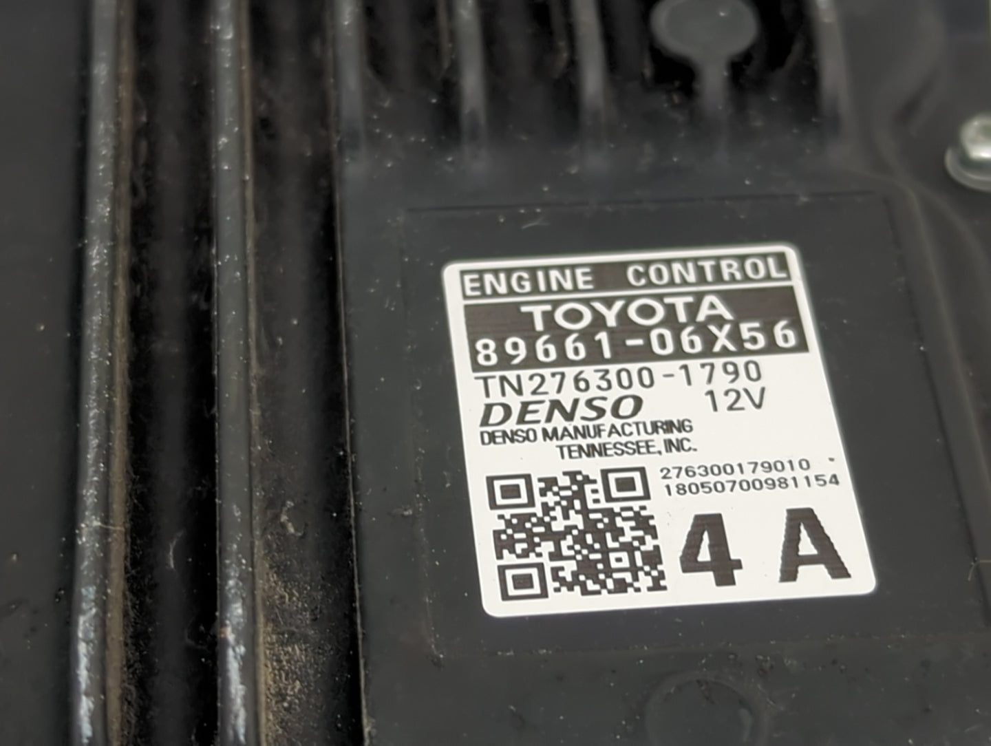 2018 Toyota Camry PCM Engine Control Computer ECU ECM PCU OEM P/N:89661-06X56 TN276300-1790 Fits OEM Used Auto Parts - Oemus