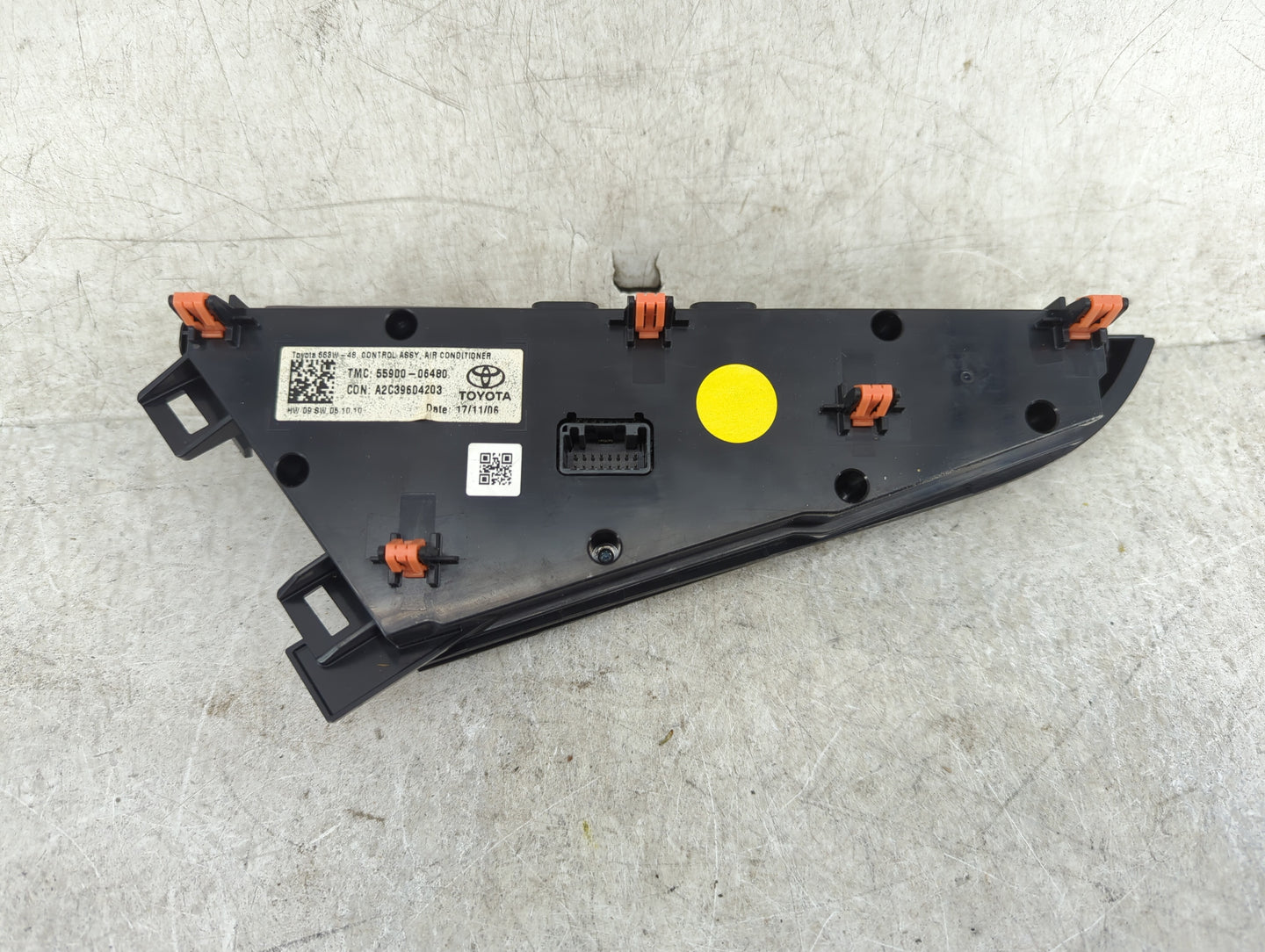 2018-2022 Toyota Camry Climate Control Module Temperature AC/Heater Replacement P/N:55900-06480 Fits Fits 2018 2019 2020 202
