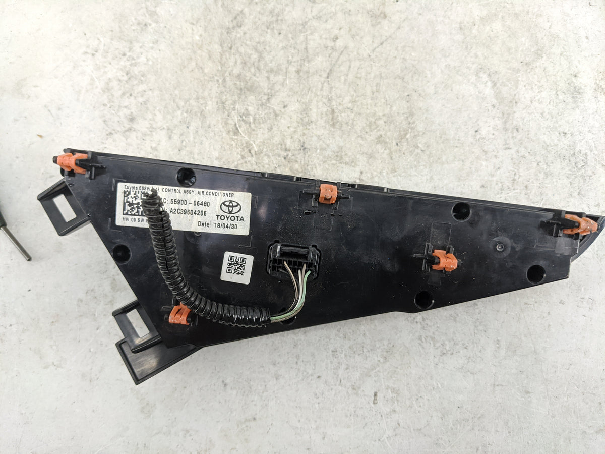 2018-2022 Toyota Camry Climate Control Module Temperature AC/Heater Replacement P/N:55900-06480 A2C39604206 Fits OEM Used Au