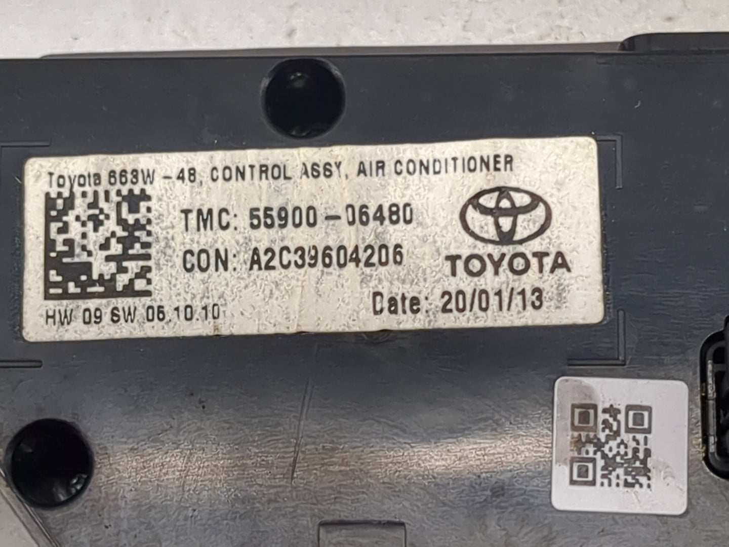 2018-2022 Toyota Camry Climate Control Module Temperature AC/Heater Replacement P/N:55900-06480 A2C39604206 Fits OEM Used Au