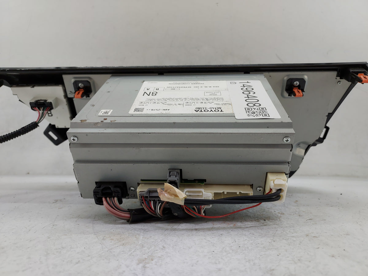 2018 Toyota Camry Information Display Screen Black - Oemusedautoparts1.com