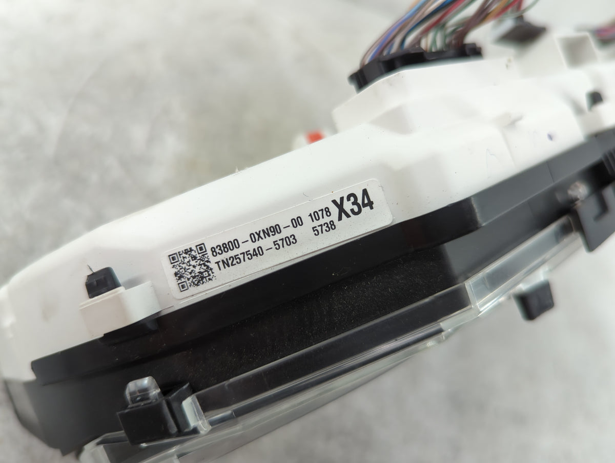 2018 Toyota Camry Instrument Cluster Speedometer Gauges P/N:83800-0XN90-00 TN257540-5703 Miles: Fits OEM Used Auto Parts - O