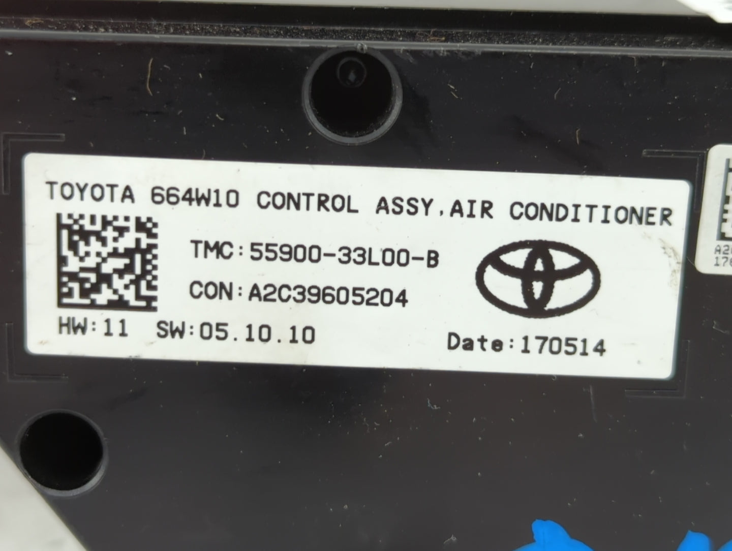 2018-2019 Toyota Camry Climate Control Module Temperature AC/Heater Replacement P/N:55900-33L00-B Fits Fits 2018 2019 OEM Us