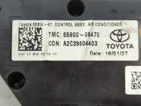 2018-2022 Toyota Camry Climate Control Module Temperature AC/Heater Replacement P/N:55900-06470 Fits Fits 2018 2019 2020 202