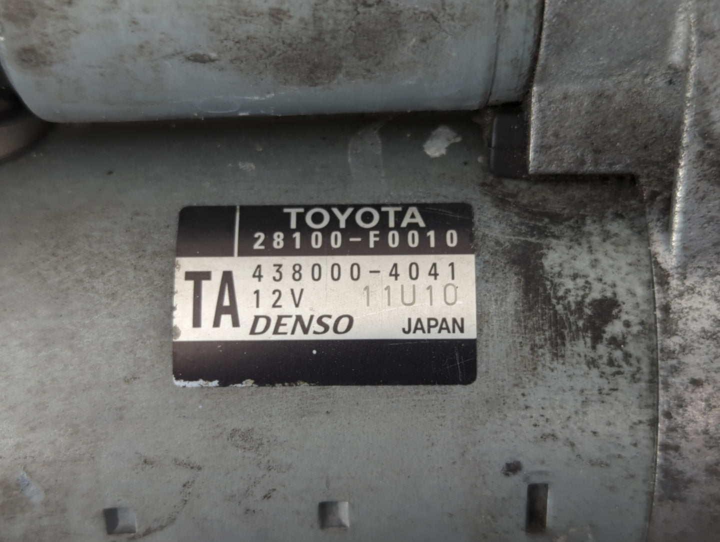 2018-2022 Toyota Camry Car Starter Motor Solenoid OEM P/N:438000-4041 28100-F0010 Fits Fits 2018 2019 2020 2021 2022 OEM Use
