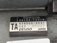 2018-2022 Toyota Camry Car Starter Motor Solenoid OEM P/N:438000-4041 28100-F0010 Fits Fits 2018 2019 2020 2021 2022 OEM Use