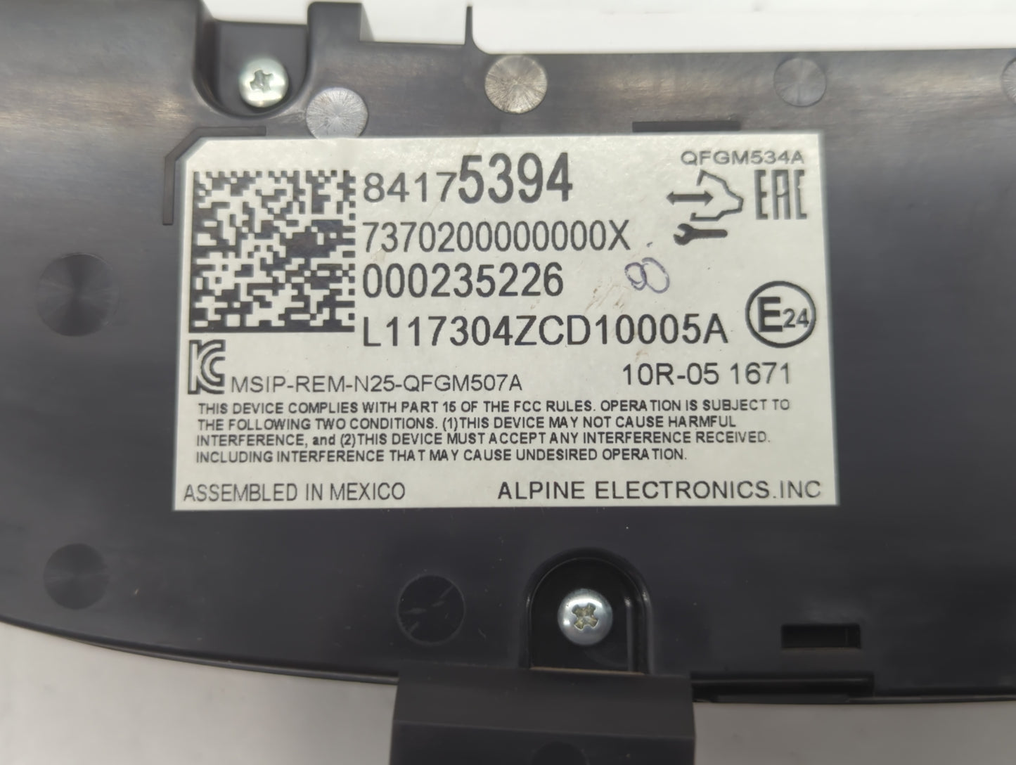 2018 Toyota Camry Climate Control Module Temperature AC/Heater Replacement P/N:84175394 55900-06470 Fits OEM Used Auto Parts