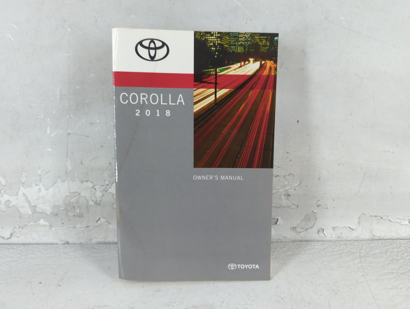 2018 Toyota Corolla Owners Manual Book Guide P/N:01999-02509 OEM Used Auto Parts - Oemusedautoparts1.com
