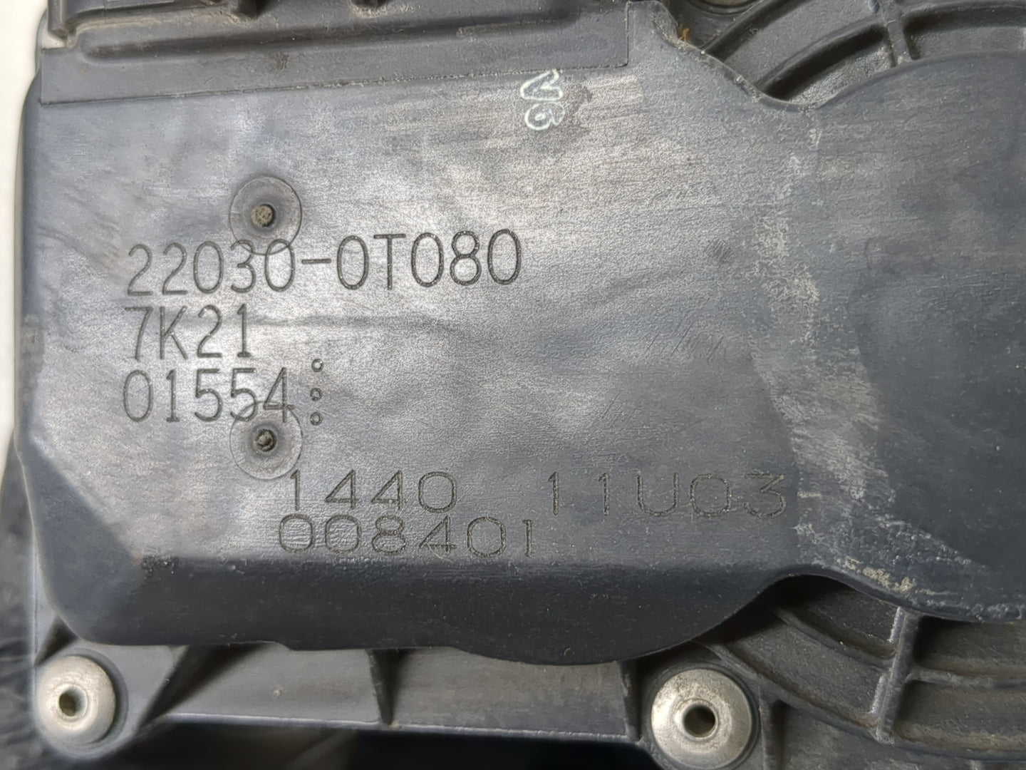 2011-2019 Toyota Corolla Throttle Body P/N:22030-0T080 Fits Fits 2011 2012 2013 2014 2015 2016 2017 2018 2019 OEM Used Auto 