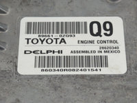 2017-2019 Toyota Corolla PCM Engine Control Computer ECU ECM PCU OEM P/N:860340R082401541 89661-0ZQ93 Fits Fits 2017 2018 20