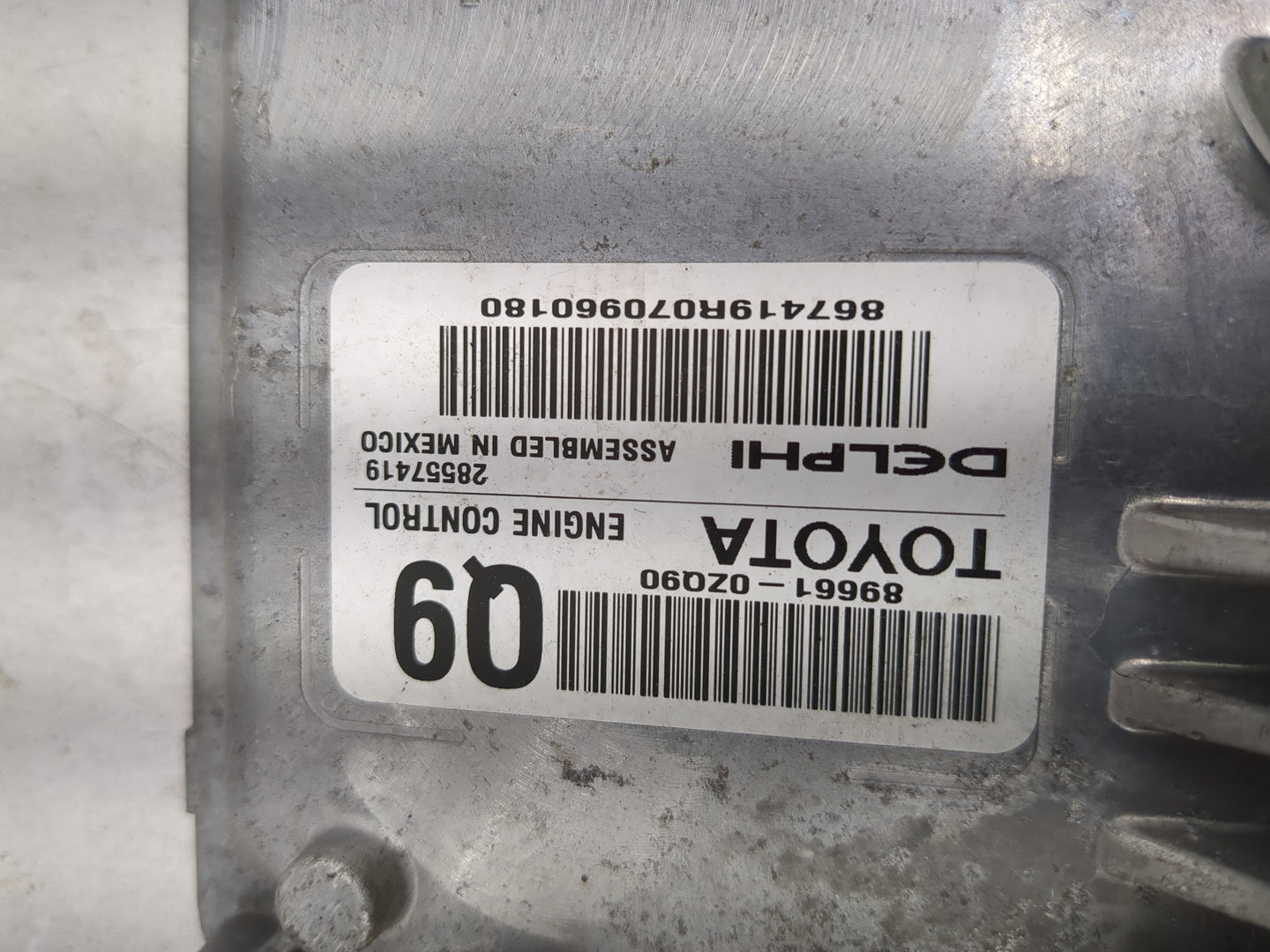 2017-2019 Toyota Corolla PCM Engine Control Computer ECU ECM PCU OEM P/N:89661-0ZQ90 Fits Fits 2017 2018 2019 OEM Used Auto 