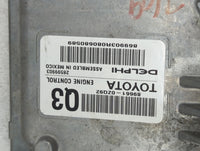 2017-2019 Toyota Corolla PCM Engine Control Computer ECU ECM PCU OEM P/N:89661-0Z092 28599903 Fits Fits 2017 2018 2019 OEM U