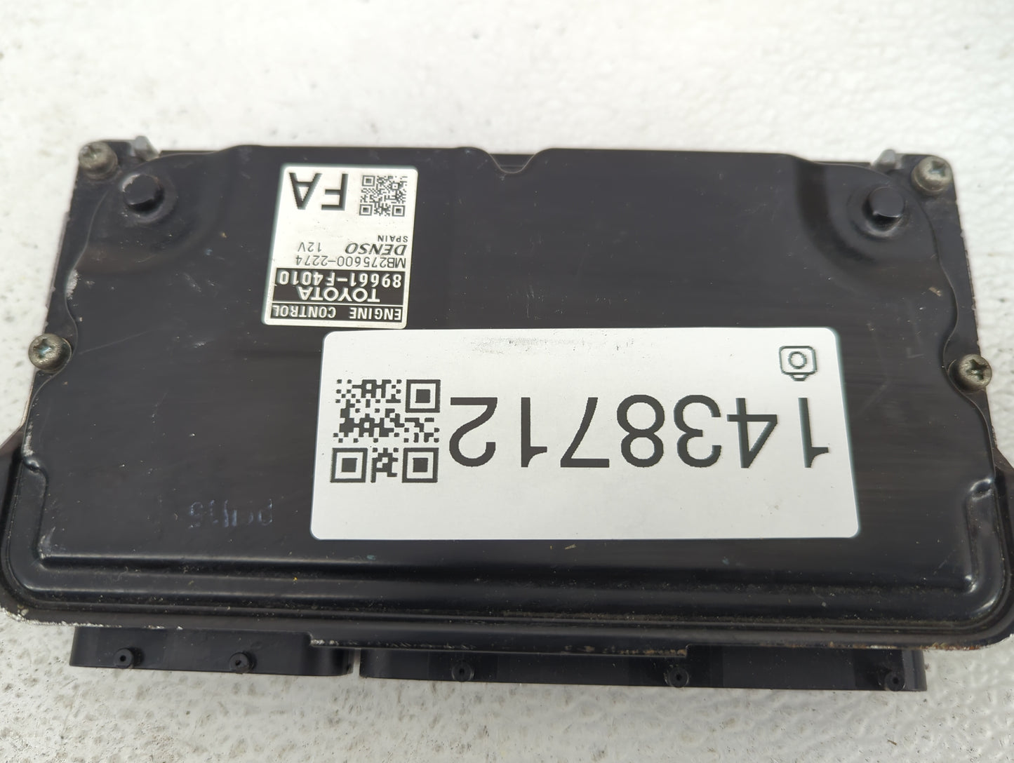 2018 Toyota Corolla PCM Engine Control Computer ECU ECM PCU OEM P/N:89661-F4010 MB275600-2274 Fits OEM Used Auto Parts - Oem