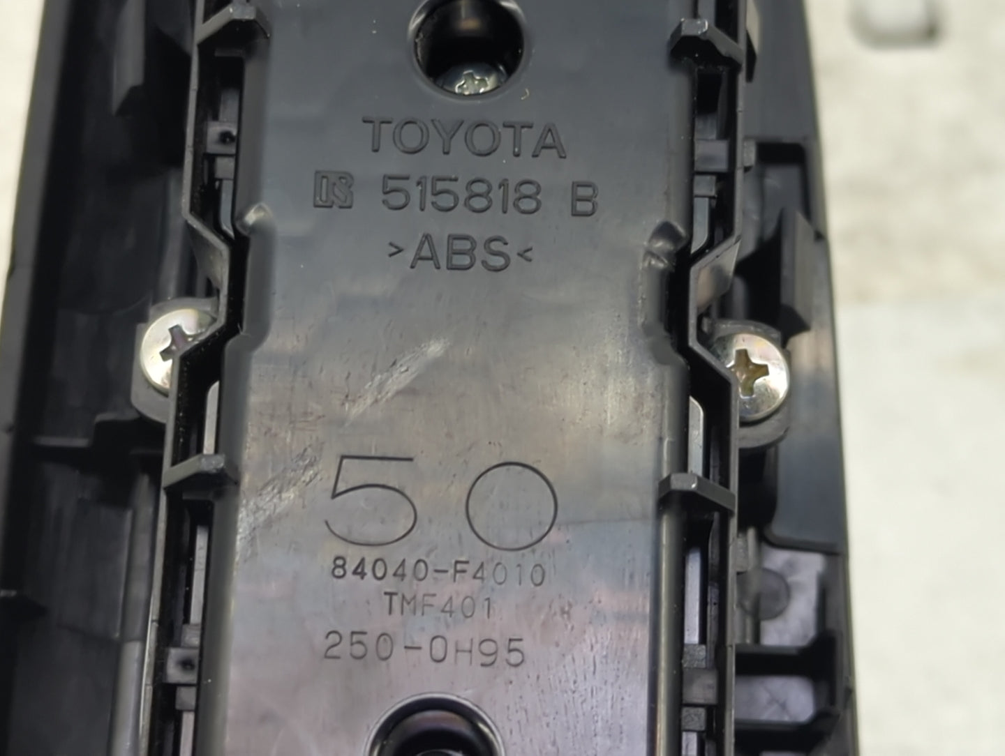 2018 Toyota Corolla Master Power Window Switch Replacement Driver Side Left P/N:84040-F4020 TMF402, 818-2E79 Fits Fits 2019 
