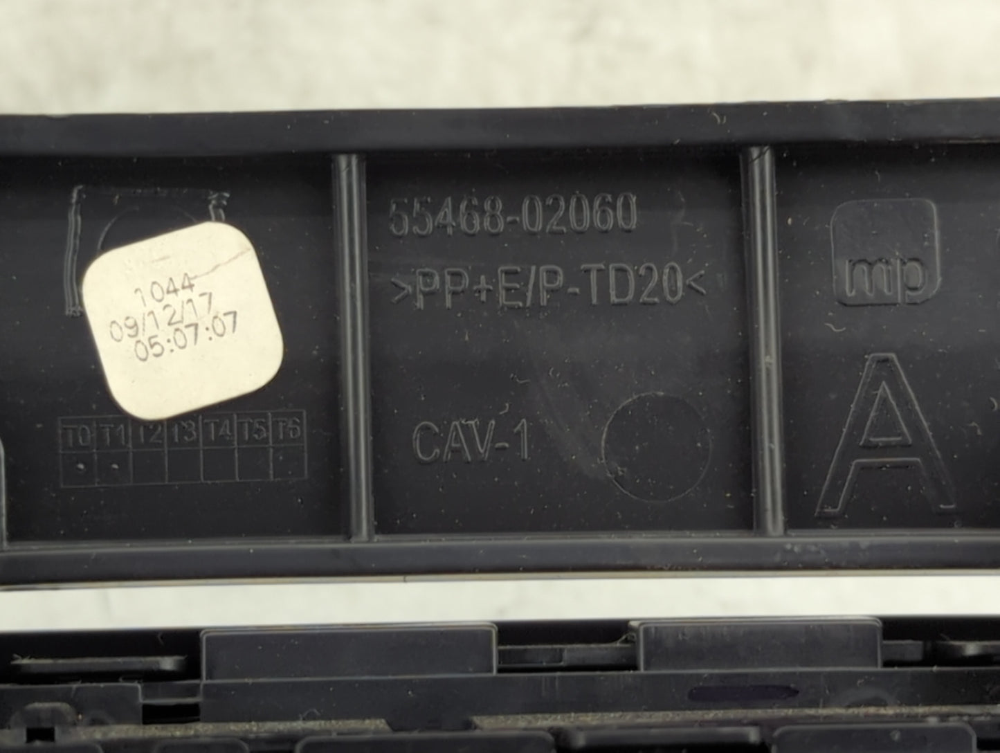 2017-2019 Toyota Corolla Climate Control Module Temperature AC/Heater Replacement P/N:55468-02060 Fits Fits 2017 2018 2019 O