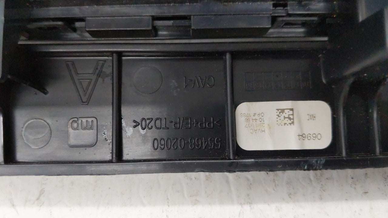 2017-2019 Toyota Corolla Climate Control Module Temperature AC/Heater Replacement P/N:55900-02A30,55468-02060 55468-02060 Fi