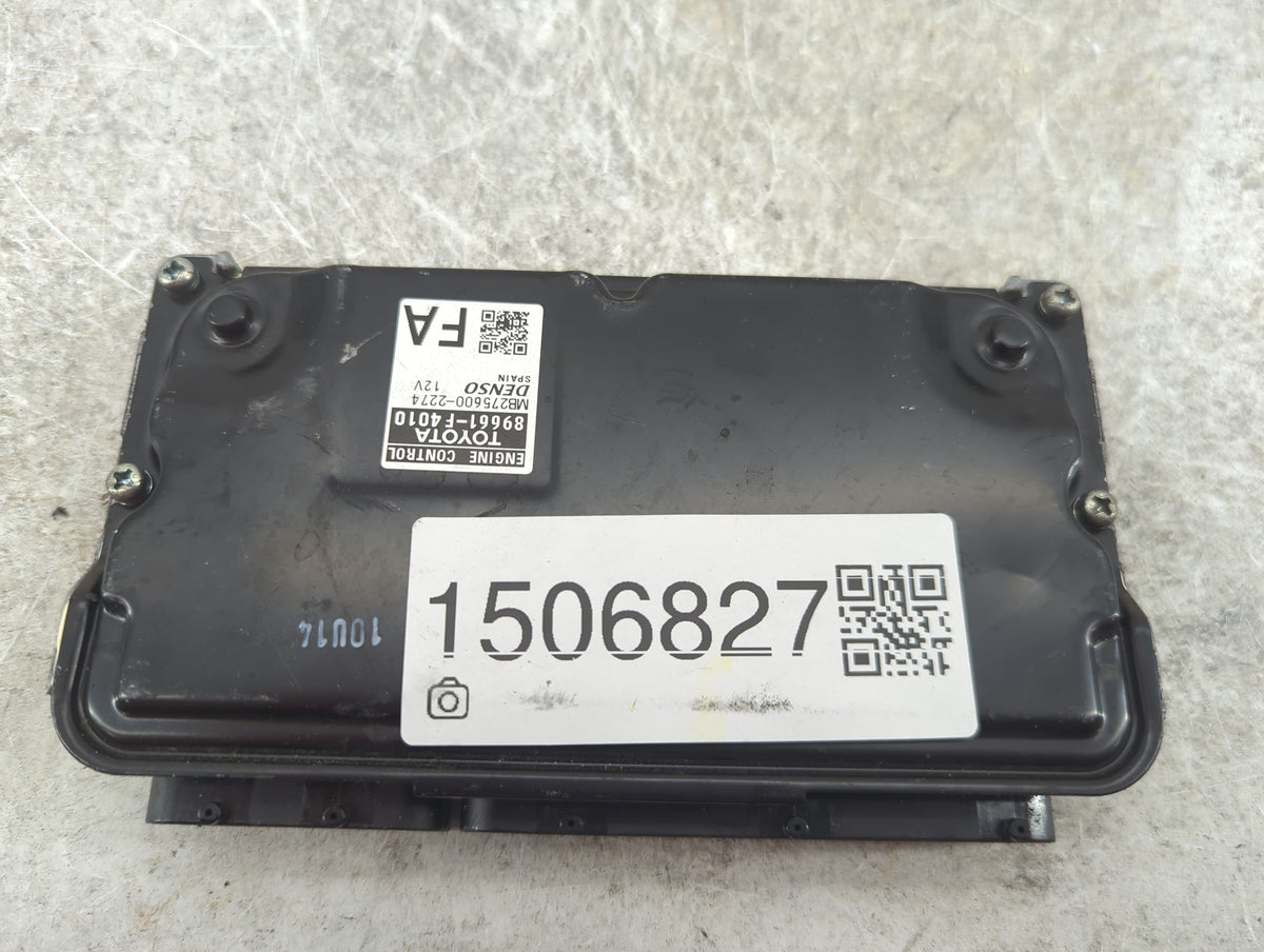 2018 Toyota Corolla PCM Engine Control Computer ECU ECM PCU OEM P/N:89661-F4010 MB275600-2274 Fits OEM Used Auto Parts - Oem