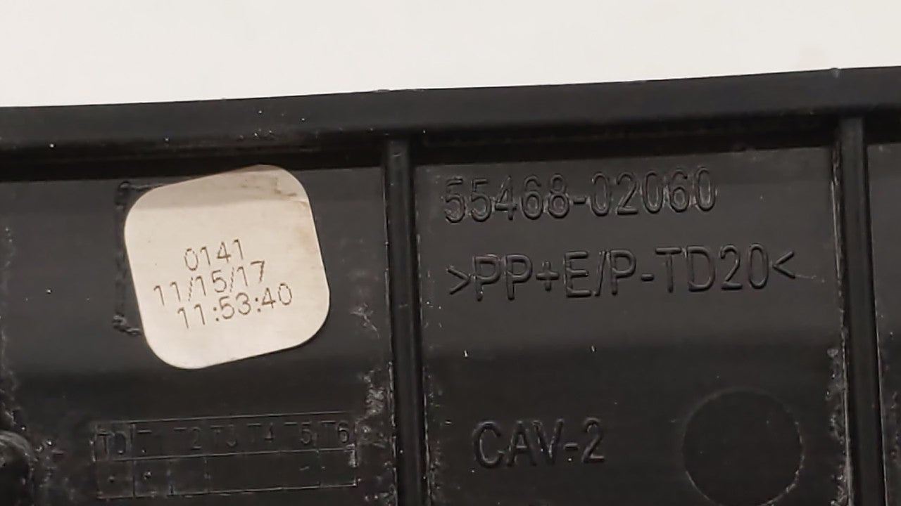 2017-2019 Toyota Corolla Climate Control Module Temperature AC/Heater Replacement P/N:55468-02060 Fits Fits 2017 2018 2019 O