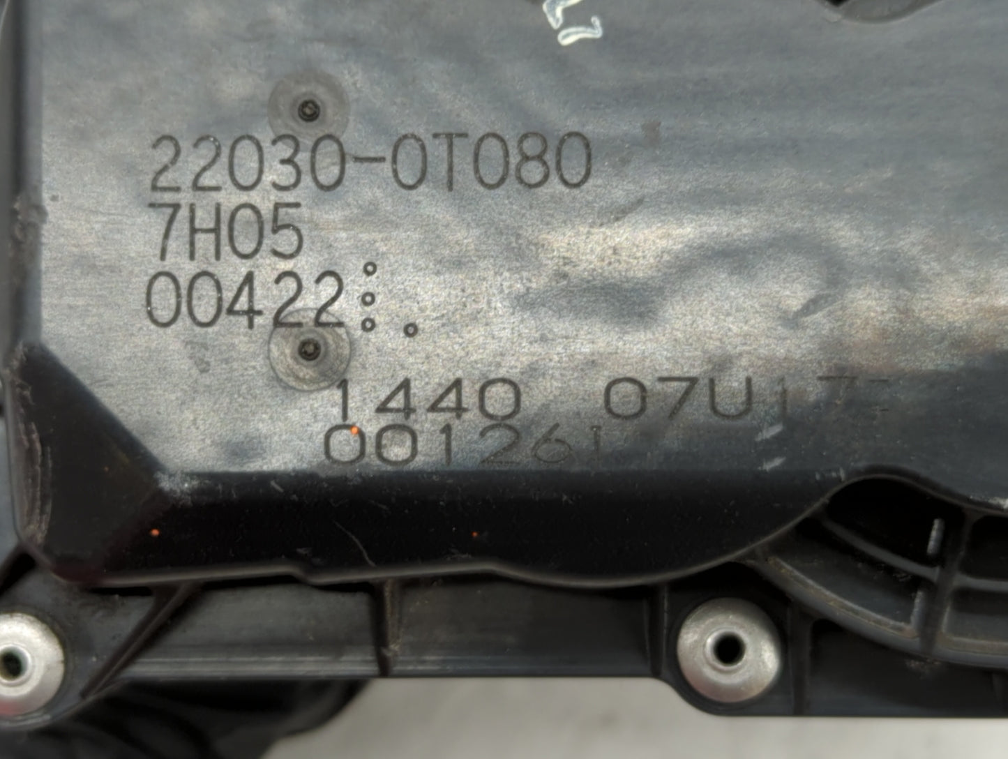 2011-2019 Toyota Corolla Throttle Body P/N:22030-0T080 Fits Fits 2011 2012 2013 2014 2015 2016 2017 2018 2019 OEM Used Auto 