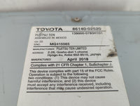 2017-2018 Toyota Corolla Radio AM FM Cd Player Receiver Replacement P/N:86140-02521 86140-02520 Fits Fits 2017 2018 OEM Used