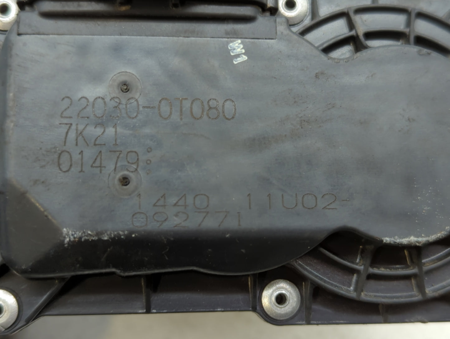 2011-2018 Toyota Corolla Throttle Body P/N:22030-0T080 Fits Fits 2011 2012 2013 2014 2015 2016 2017 2018 OEM Used Auto Parts