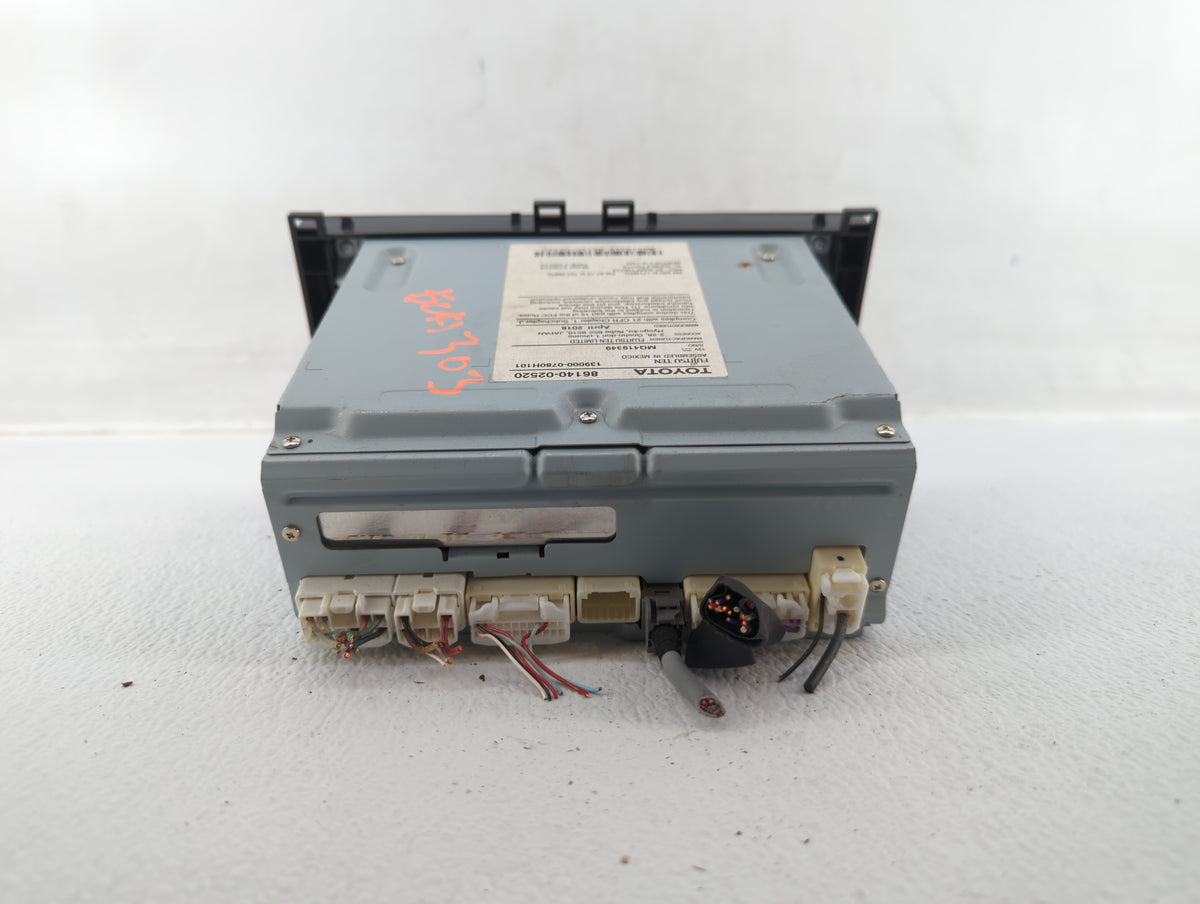 2017-2019 Toyota Corolla Am Fm Cd Player Radio Receiver 515839 - Oemusedautoparts1.com