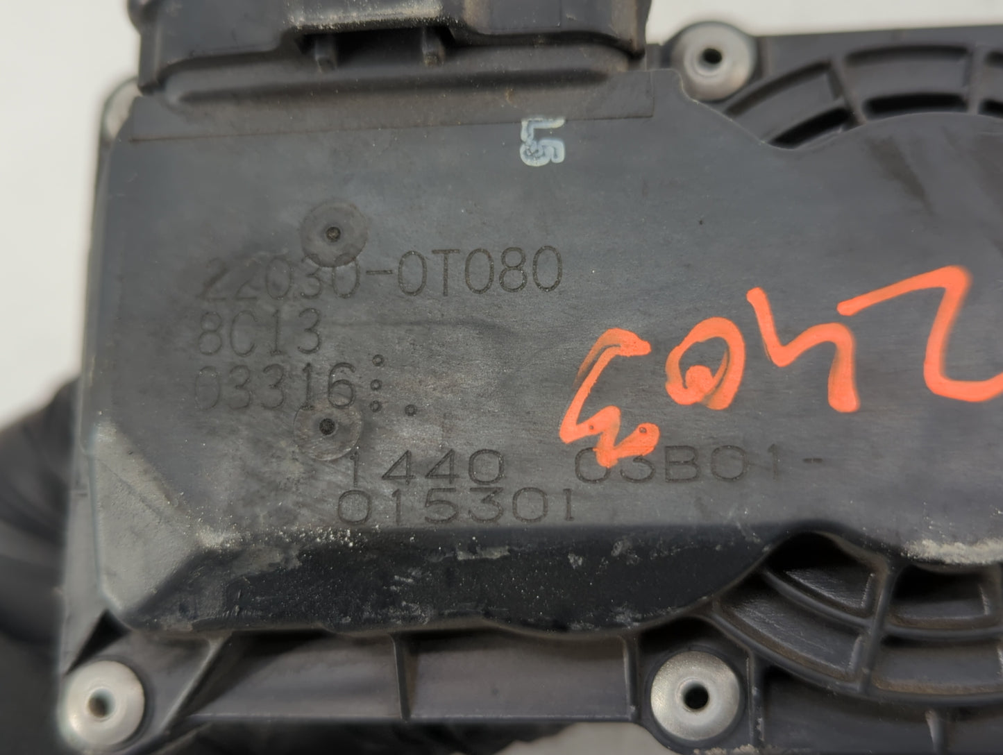 2011-2019 Toyota Corolla Throttle Body P/N:22030-0T080 Fits Fits 2011 2012 2013 2014 2015 2016 2017 2018 2019 OEM Used Auto 