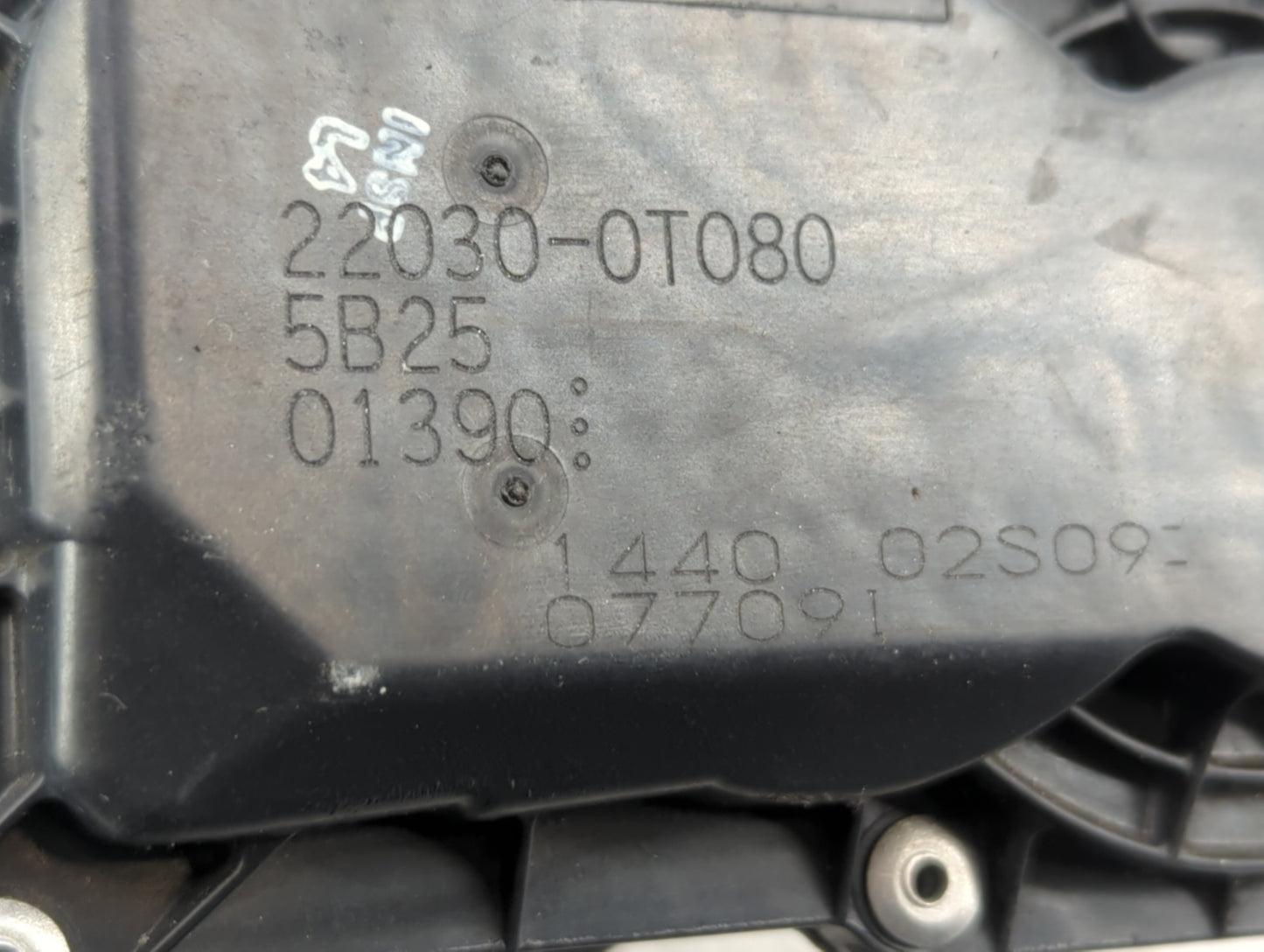 2011-2019 Toyota Corolla Throttle Body P/N:22030-0T080 Fits Fits 2011 2012 2013 2014 2015 2016 2017 2018 2019 OEM Used Auto 