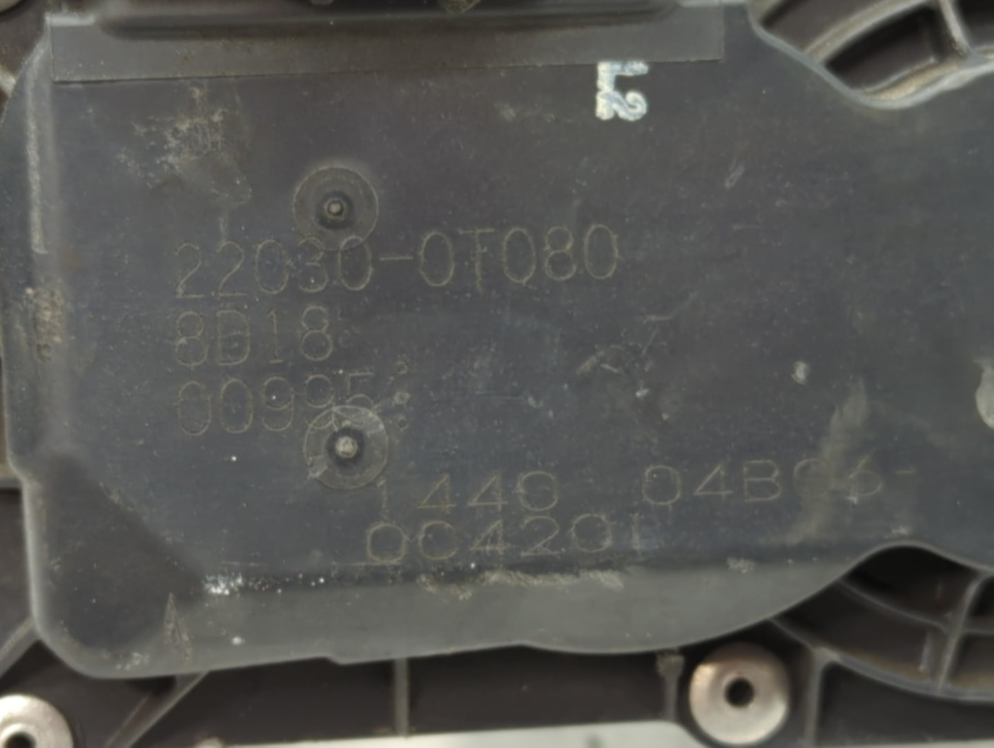 2011-2019 Toyota Corolla Throttle Body P/N:22030-0T080 Fits Fits 2011 2012 2013 2014 2015 2016 2017 2018 2019 OEM Used Auto 