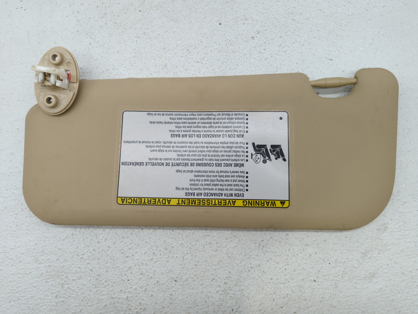 2017-2019 Toyota Corolla Sun Visor Shade Replacement Passenger Right Mirror Fits Fits 2017 2018 2019 OEM Used Auto Parts - O