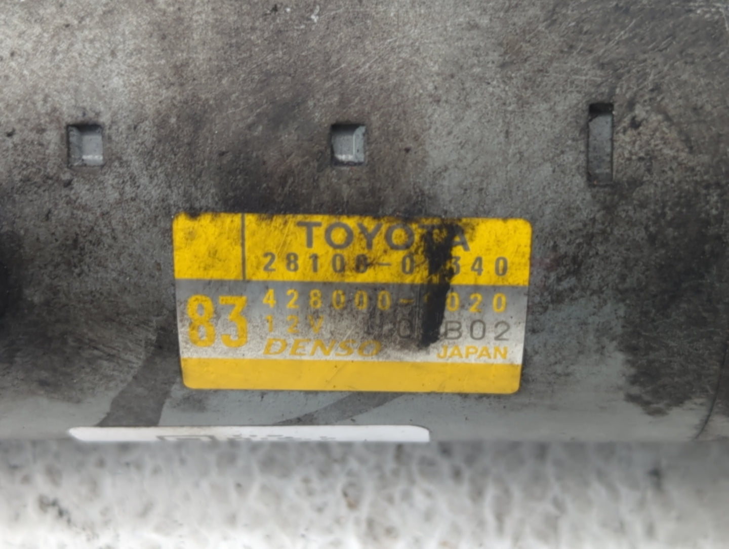 2015-2022 Toyota Corolla Car Starter Motor Solenoid OEM Fits Fits 2015 2016 2017 2018 2019 2020 2021 2022 OEM Used Auto Part