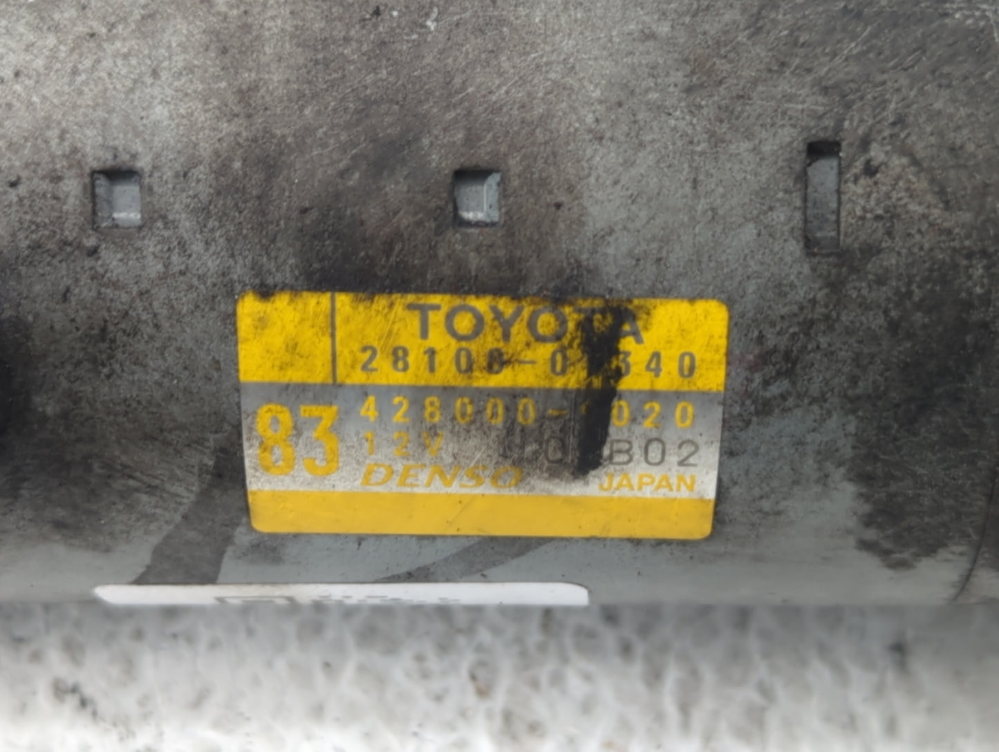 2015-2022 Toyota Corolla Car Starter Motor Solenoid OEM Fits Fits 2015 2016 2017 2018 2019 2020 2021 2022 OEM Used Auto Part