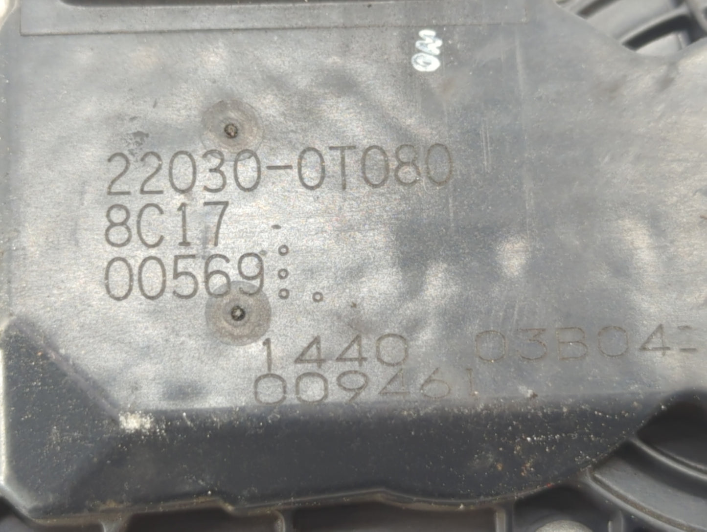 2011-2019 Toyota Corolla Throttle Body P/N:22030-0T080 Fits Fits 2011 2012 2013 2014 2015 2016 2017 2018 2019 OEM Used Auto 