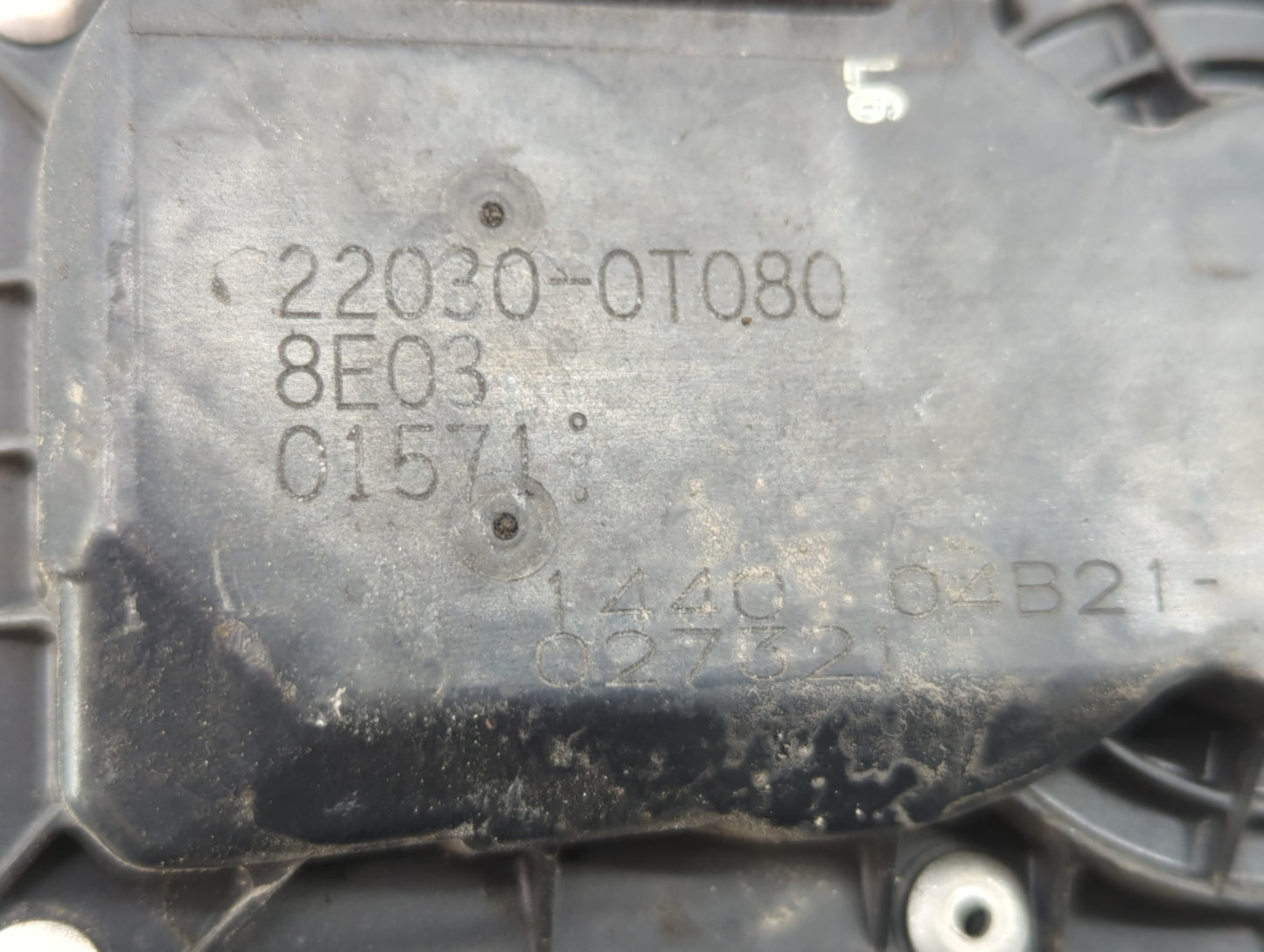 2011-2019 Toyota Corolla Throttle Body P/N:22030-0T080 Fits Fits 2011 2012 2013 2014 2015 2016 2017 2018 2019 OEM Used Auto 