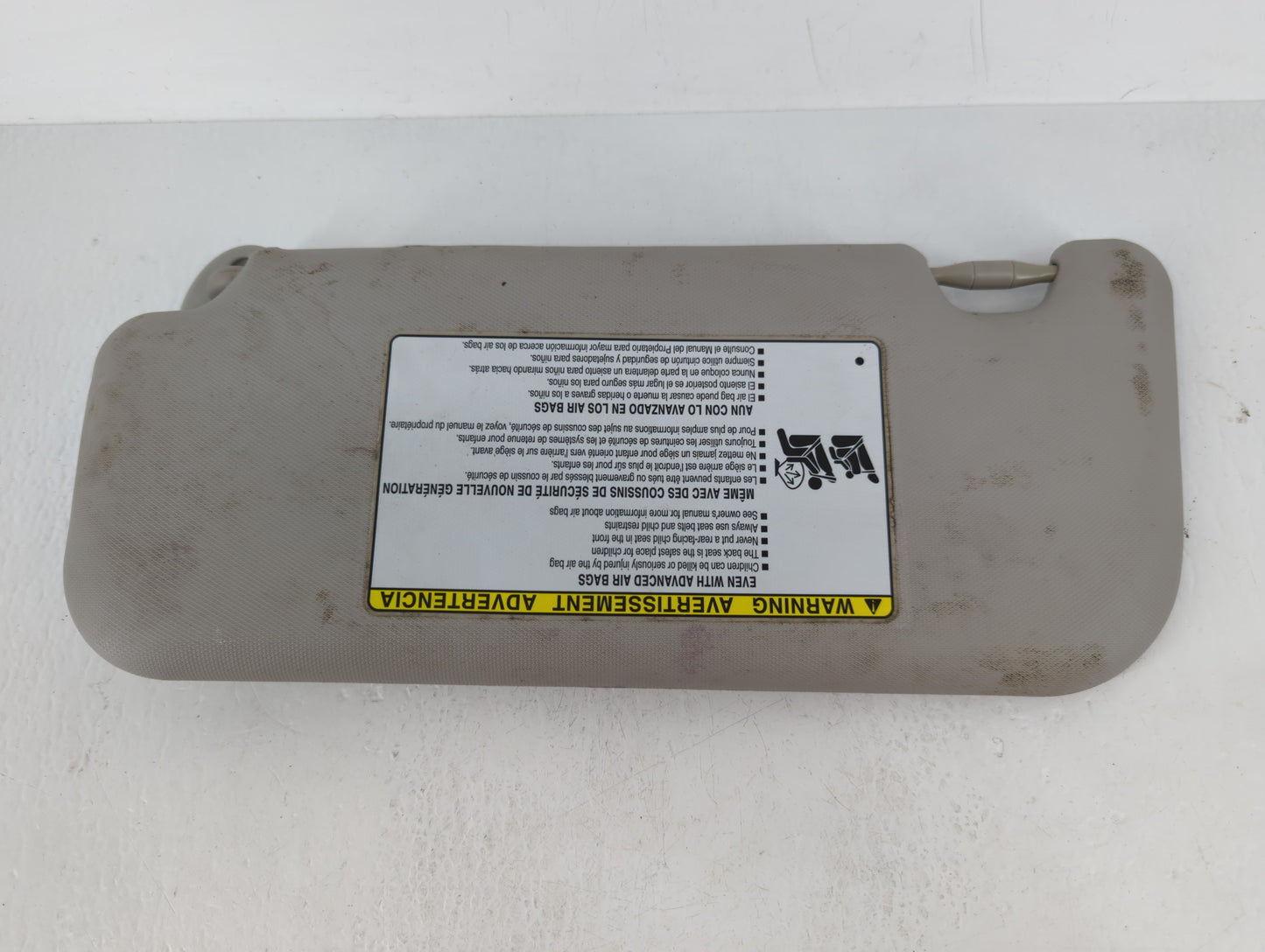 2017-2019 Toyota Corolla Sun Visor Shade Replacement Passenger Right Mirror Fits Fits 2017 2018 2019 OEM Used Auto Parts - O