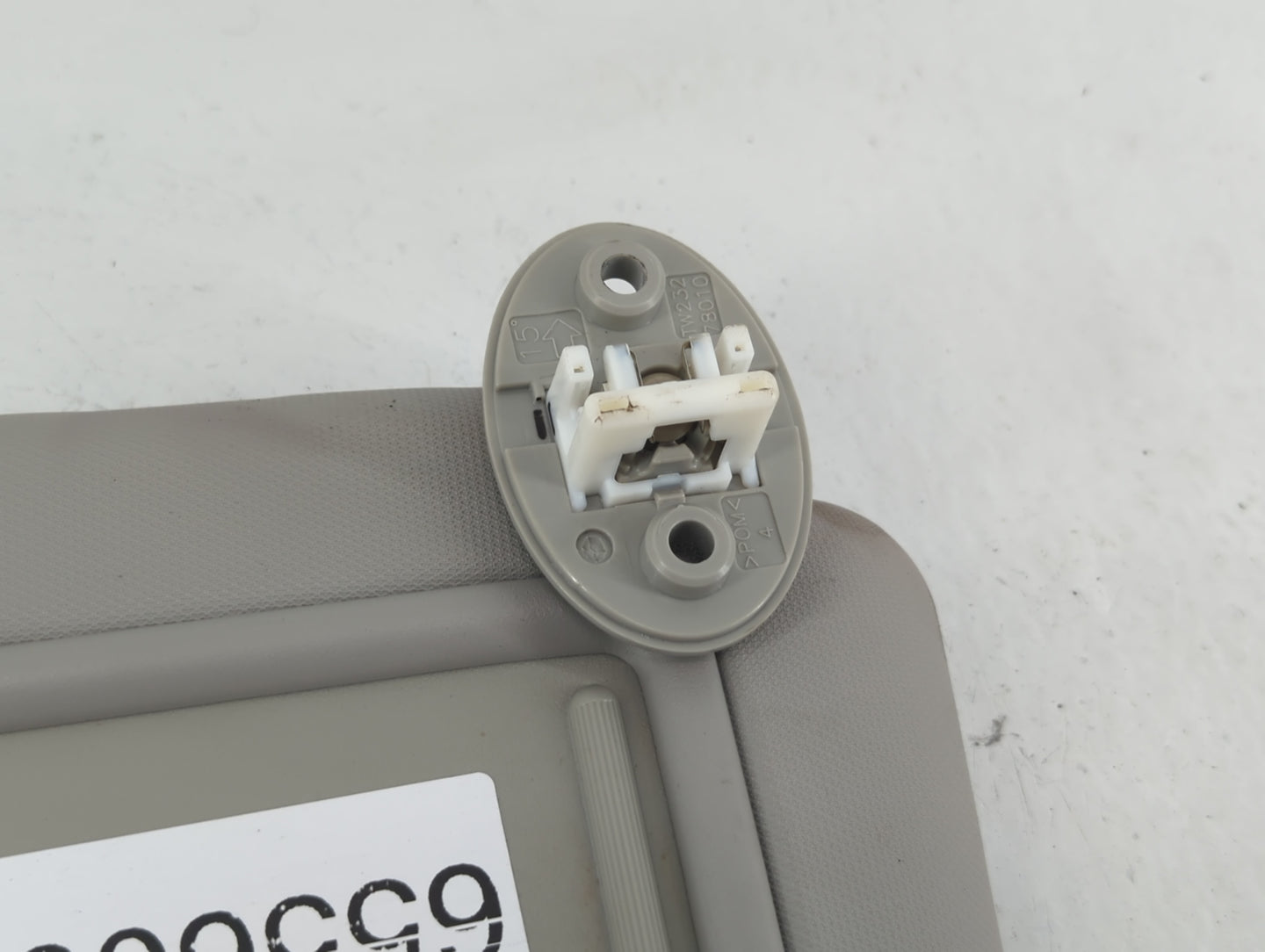 2017-2019 Toyota Corolla Sun Visor Shade Replacement Passenger Right Mirror Fits Fits 2017 2018 2019 OEM Used Auto Parts - O