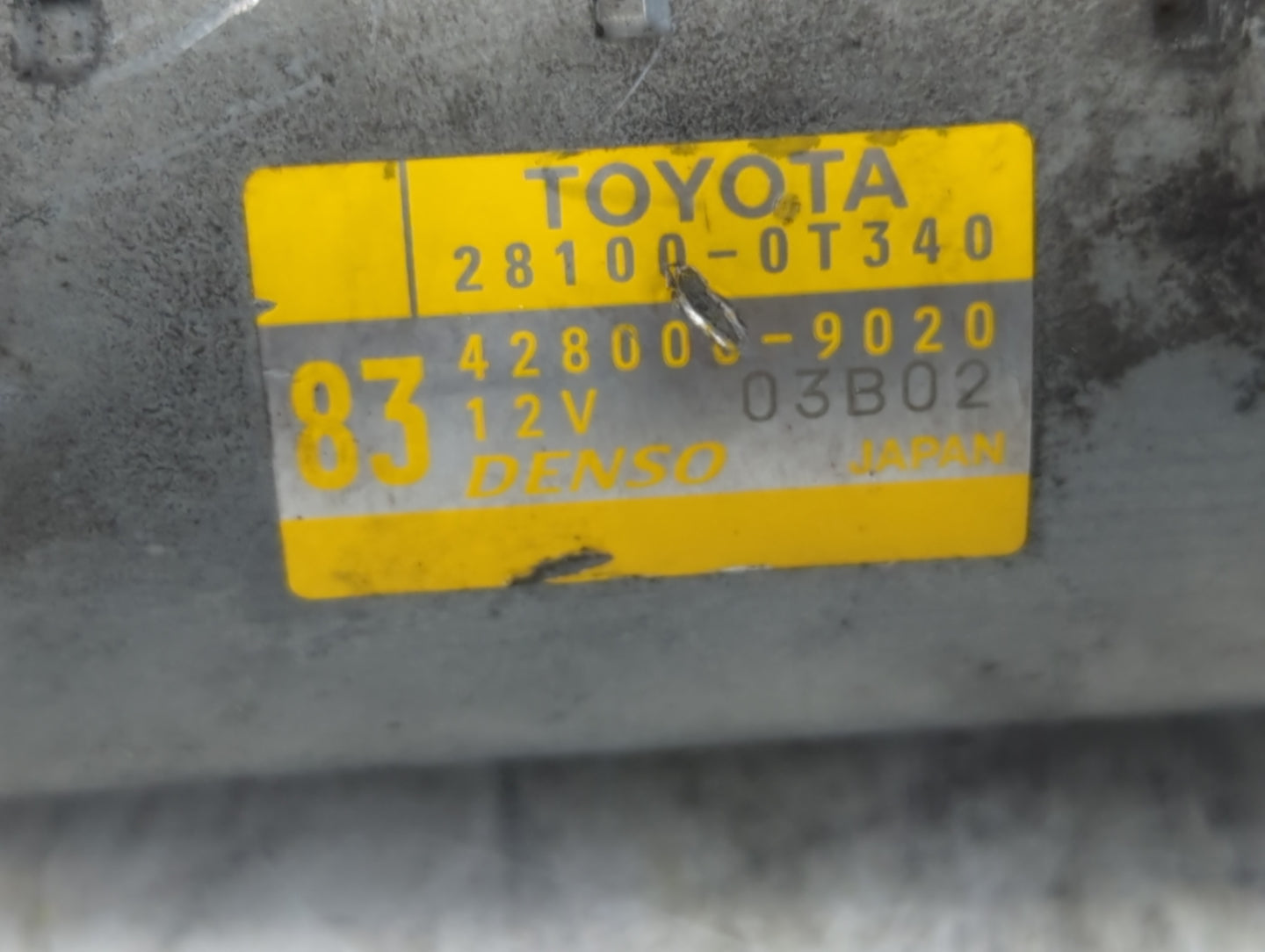 2015-2022 Toyota Corolla Car Starter Motor Solenoid OEM P/N:42800 28100-0T340 Fits Fits 2015 2016 2017 2018 2019 2020 2021 2